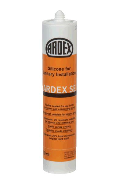 ARDEX SE Flexible Acetic Cure Silicone Sealant 310ml